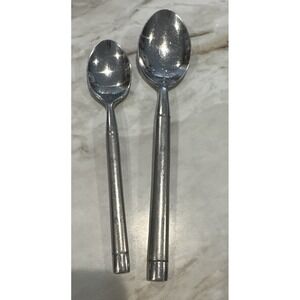 1 Teaspoon Spoon‎ 1 Tablespoon Cambridge Tripoli II Sand Stainless Glossy Dots